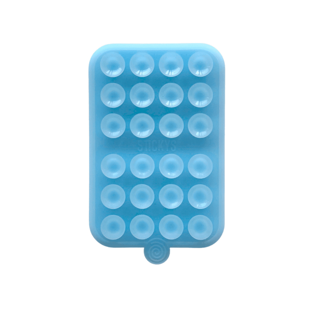 Stickys light blue en uso
